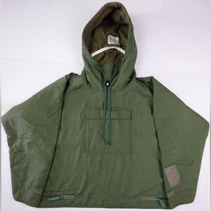 VTG 80s British Army Remploy Mk III CBRN Chemical Protective Smock Large Green